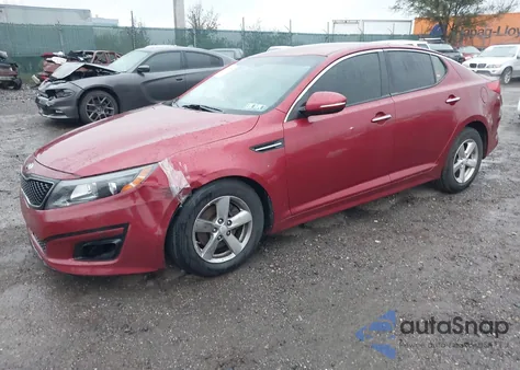 2014 Kia Optima Lx from USA, damaged, VIN 5XXGM4A72EG308525